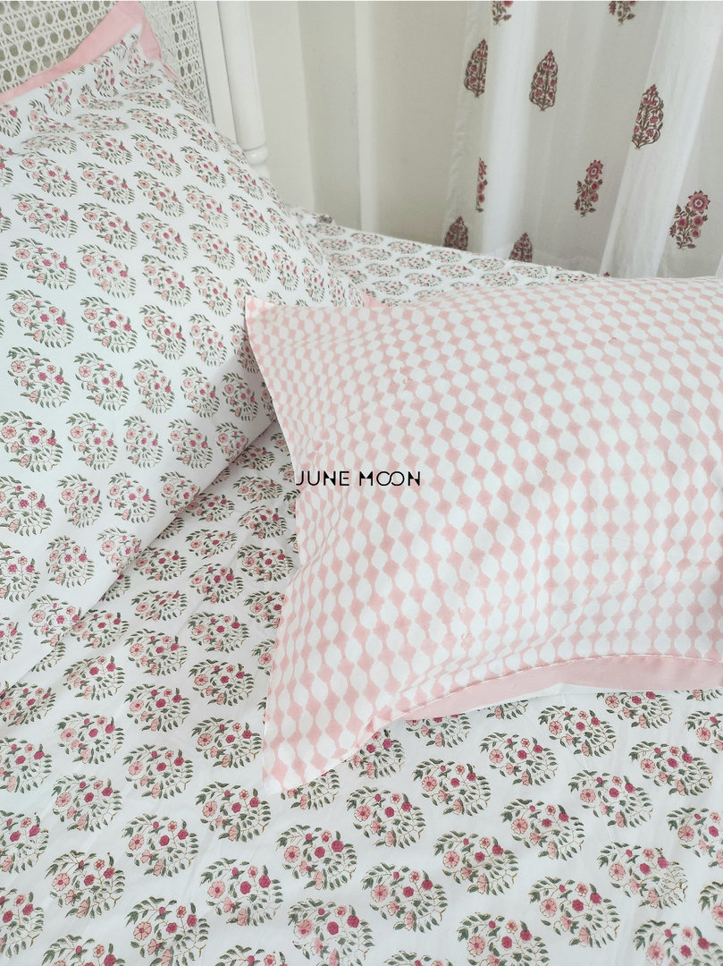 Nikhaar - Block Printed Bedsheet Set