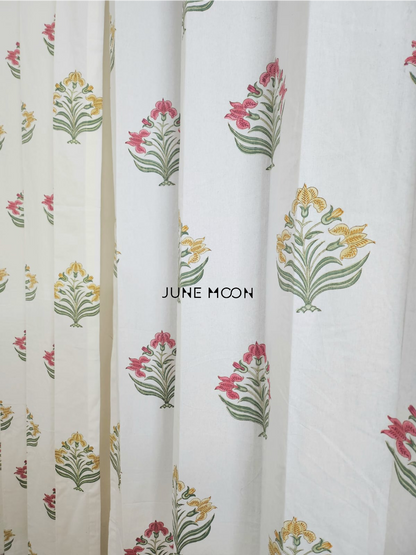 Indian Palette - Block Printed Curtains