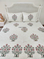 Load image into Gallery viewer, Uphaar - Block Printed Bedsheet Set (Thick Cotton)
