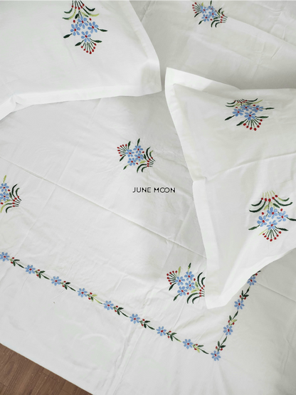 Edith - Embroidered Bedsheet Set