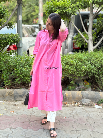Pink Manhattan Set - Kurta &amp; Pants