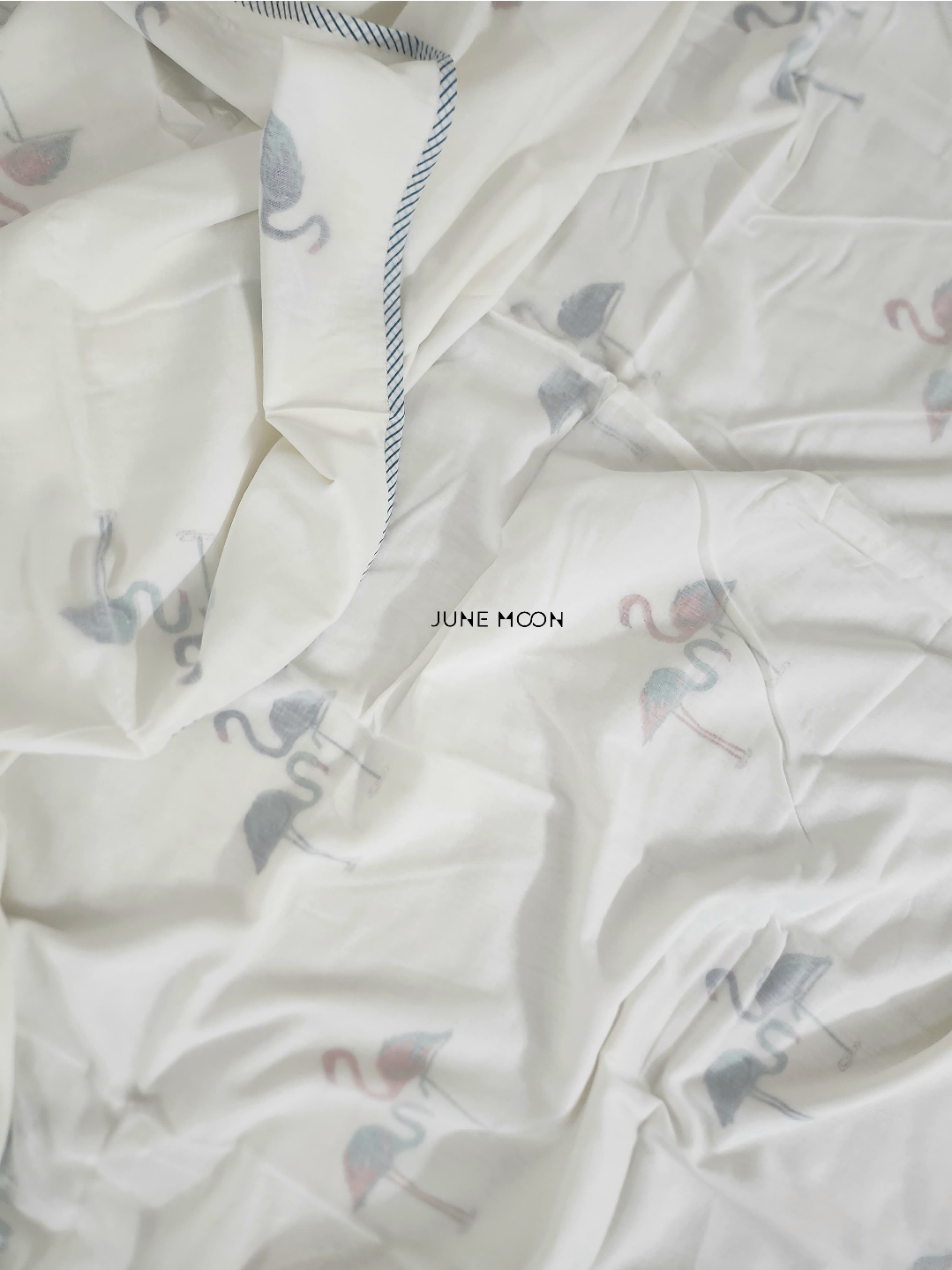 Summer Side - Block Printed Muslin Dohar
