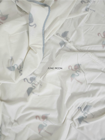 Summer Side - Block Printed Muslin Dohar