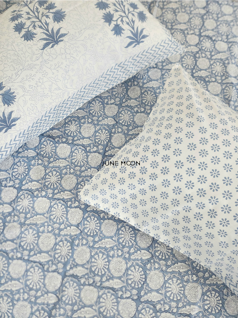 Nyla - Block Printed Bedsheet Set