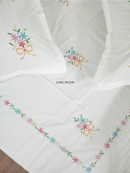 Eliza - Embroidered Bedsheet Set