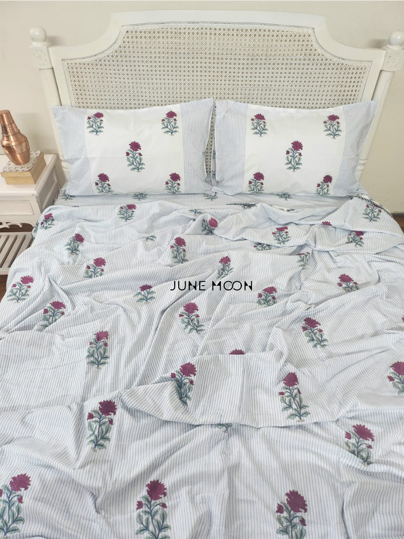 Piece of Moon - Block Printed Muslin Dohar