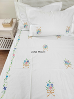 Load image into Gallery viewer, Sophia - Embroidered Bedsheet Set
