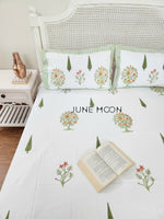 Load image into Gallery viewer, Women of Spring - Block Printed Bedsheet Set
