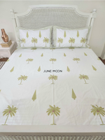 Load image into Gallery viewer, Into The Woods - Block Printed Bedsheet Set

