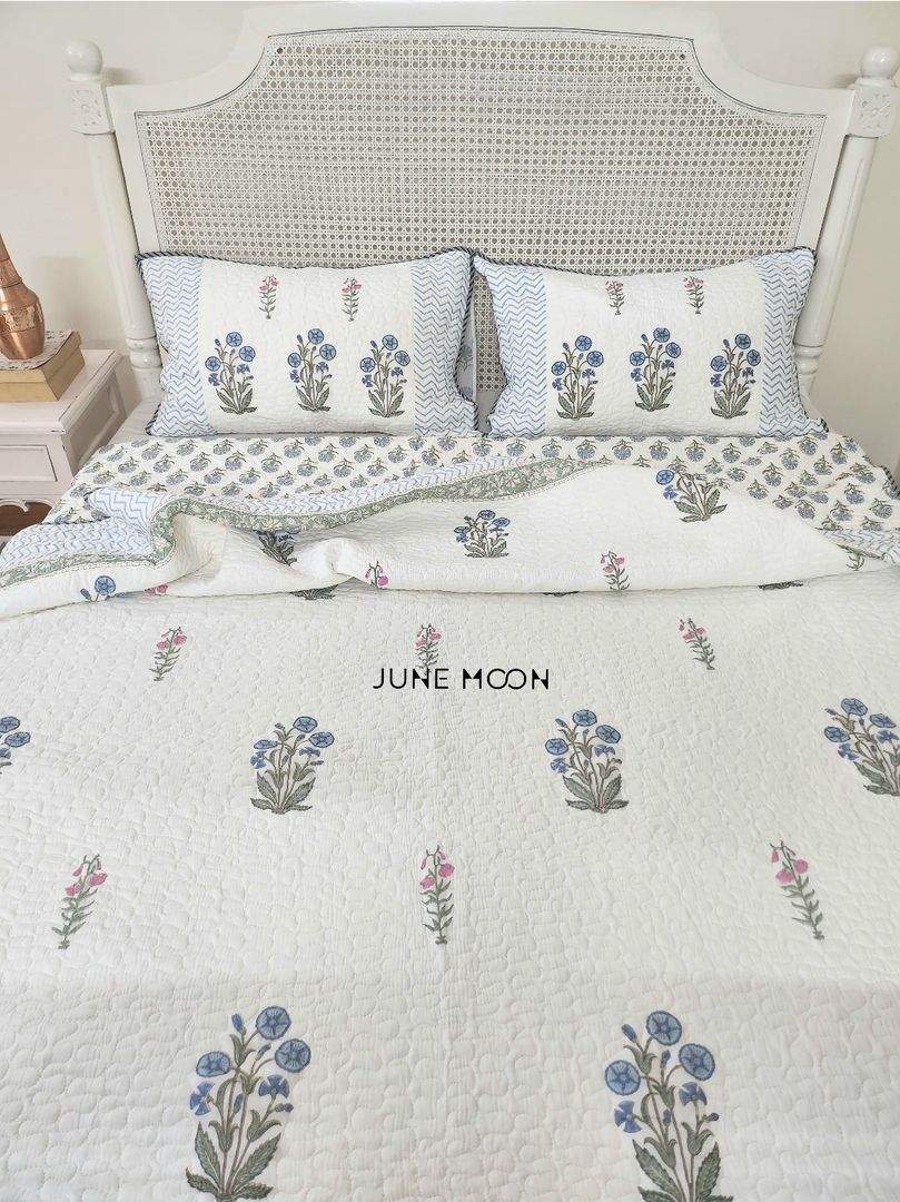 Balmy Seas - Quilted Bedcover Set