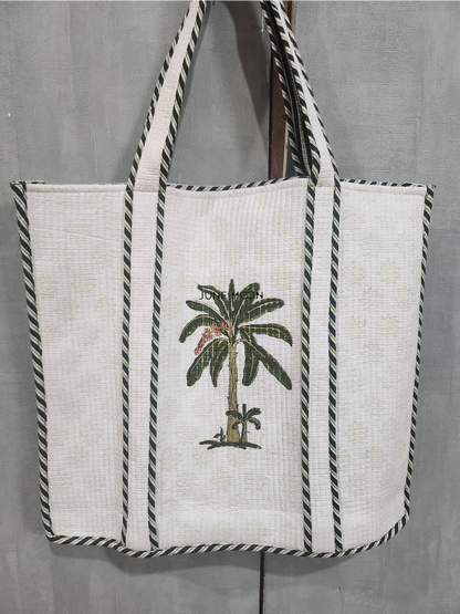 Roza - Block Printed Tote Bag