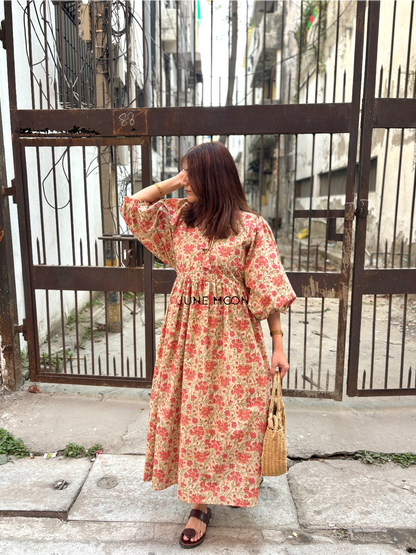 Princess Diaries - Block Printed Cotton Dress