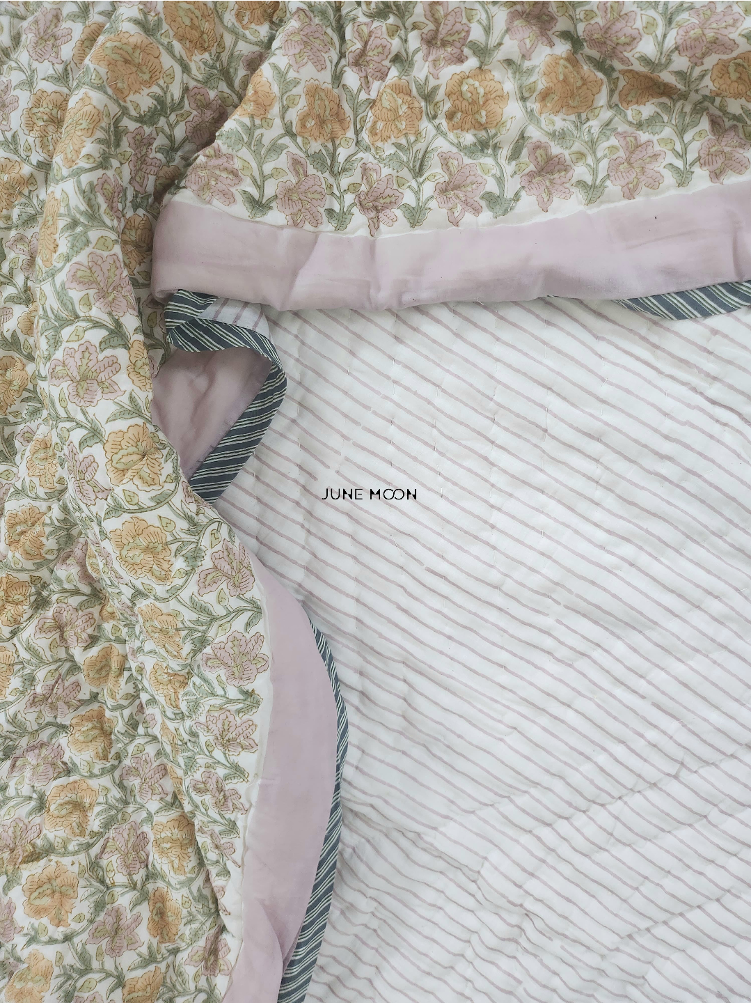 Fairytale - Block Printed Muslin Quilt
