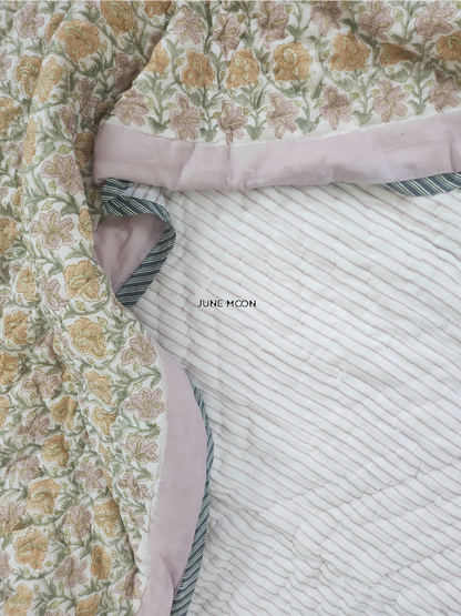 Fairytale - Block Printed Muslin Quilt