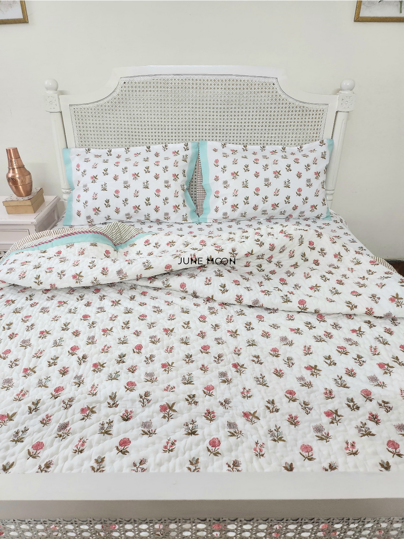 Barfi - Set of Quilt & Bedsheet