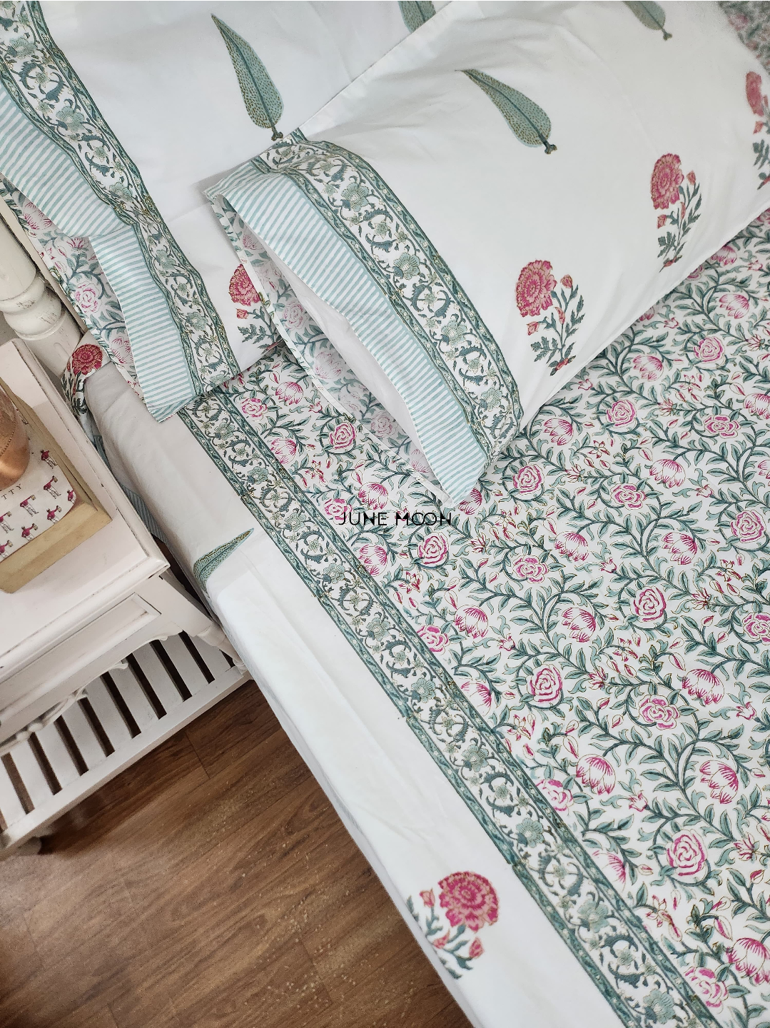 Bahaar - Block Printed Bedsheet Set