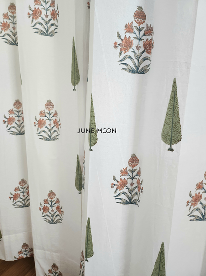 Dhaani - Block Printed Curtains