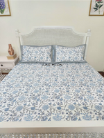 Load image into Gallery viewer, Nehar - Block Printed Bedsheet Set
