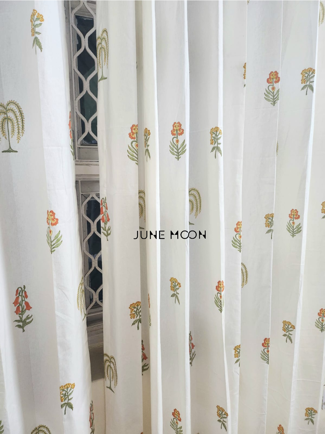 My Little Sunshine - Block Printed Curtains