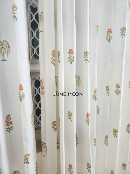 My Little Sunshine - Block Printed Curtains