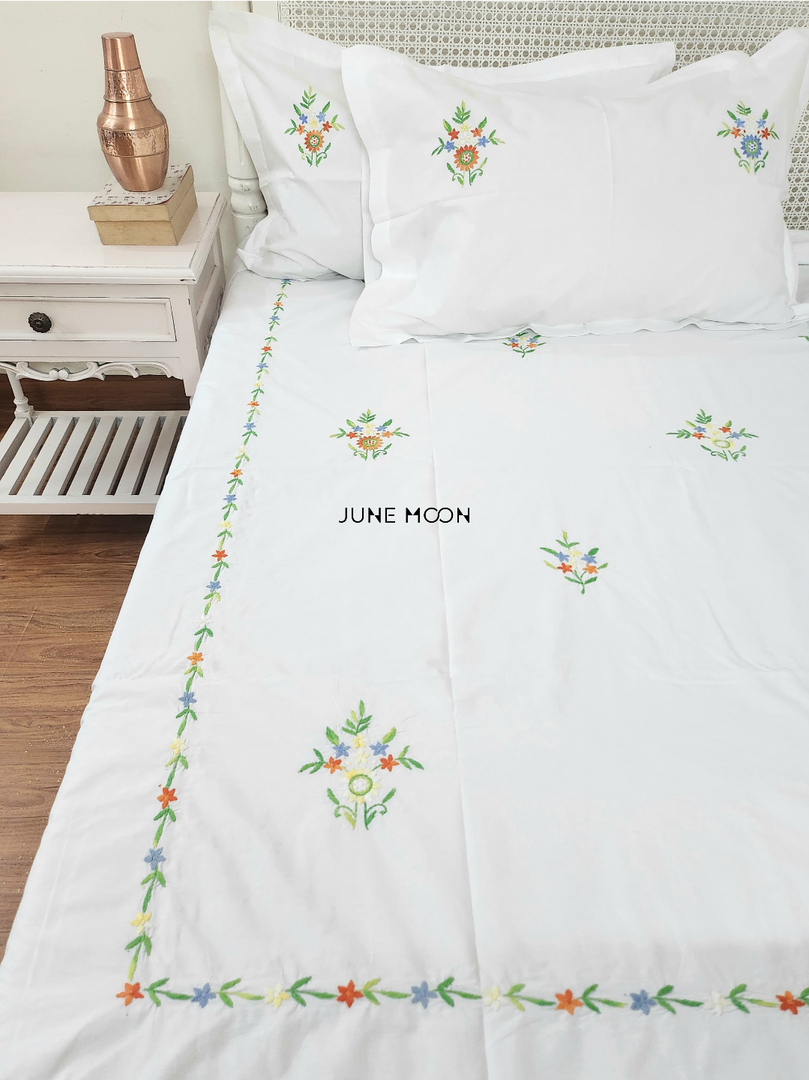 Orabella - Embroidered Bedsheet Set