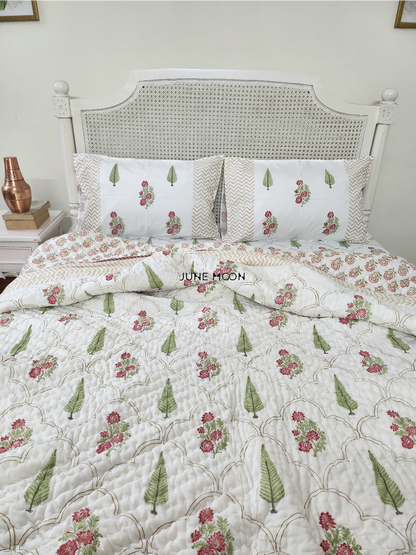 Mehreen - Set of Quilt &amp; Bedsheet
