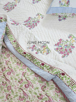 Load image into Gallery viewer, Floresta - Block Printed Muslin Quilt
