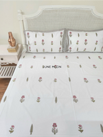 Load image into Gallery viewer, For Your Eyes - Block Printed Bedsheet Set
