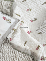 Load image into Gallery viewer, For Your Eyes - Block Printed Muslin Quilt
