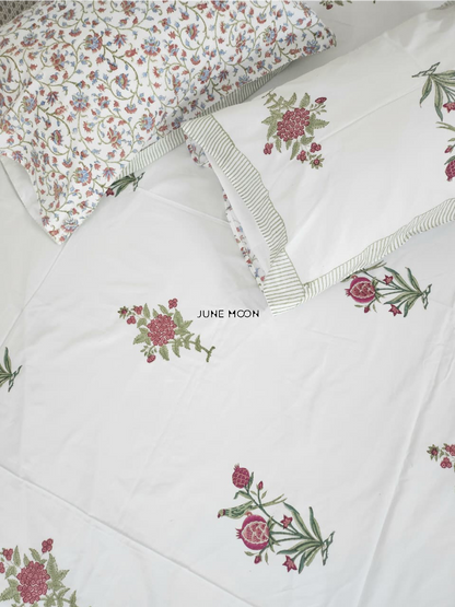 Kudrat - Block Printed Bedsheet Set