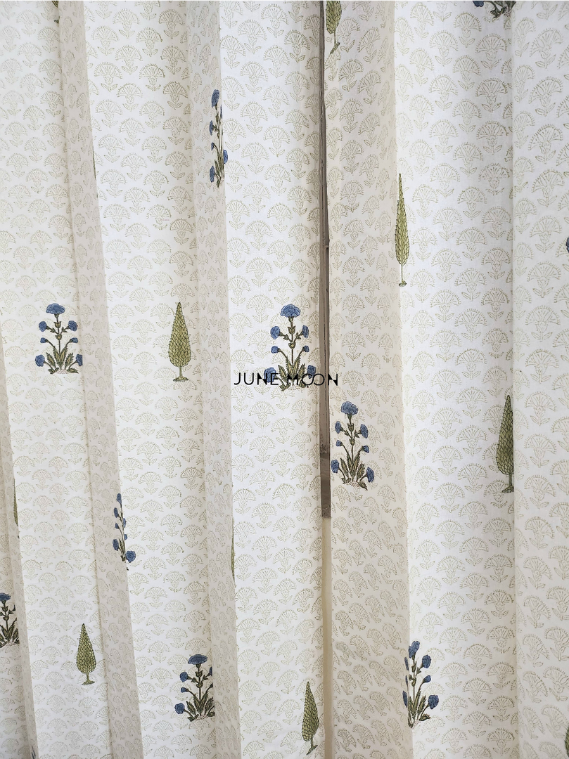 Chandni Bagh - Block Printed Curtains