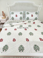 Load image into Gallery viewer, Born To Be Loved - Set of Quilt &amp; Bedsheet
