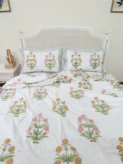 Evening In Rome - Block Printed Muslin Dohar