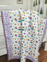 Load image into Gallery viewer, Twinkles &amp; Stars - Baby Quilt
