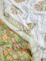 Load image into Gallery viewer, Sunehre Pal - Block Printed Muslin Quilt
