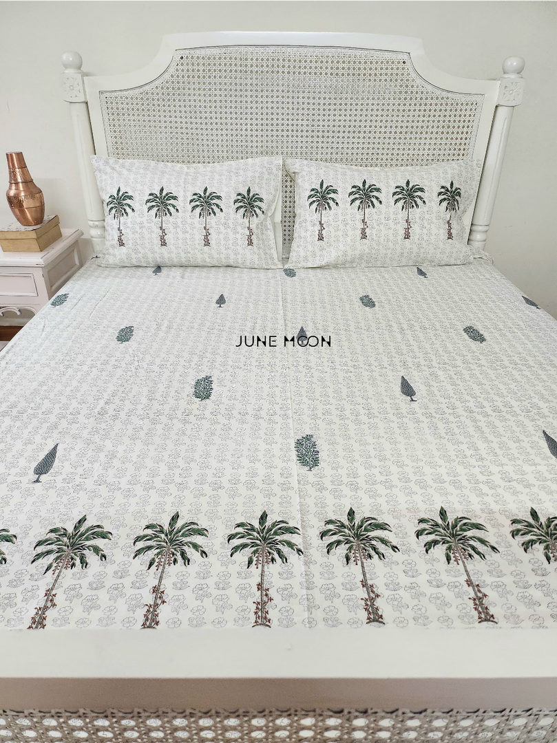 Uphaar - Block Printed Bedsheet Set (Thick Cotton)