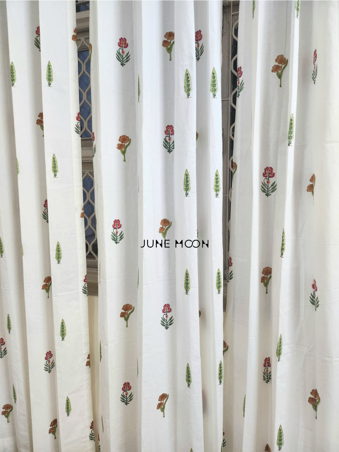 Shades of Grace - Block Printed Curtains