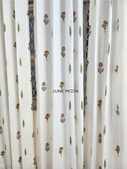 Shades of Grace - Block Printed Curtains