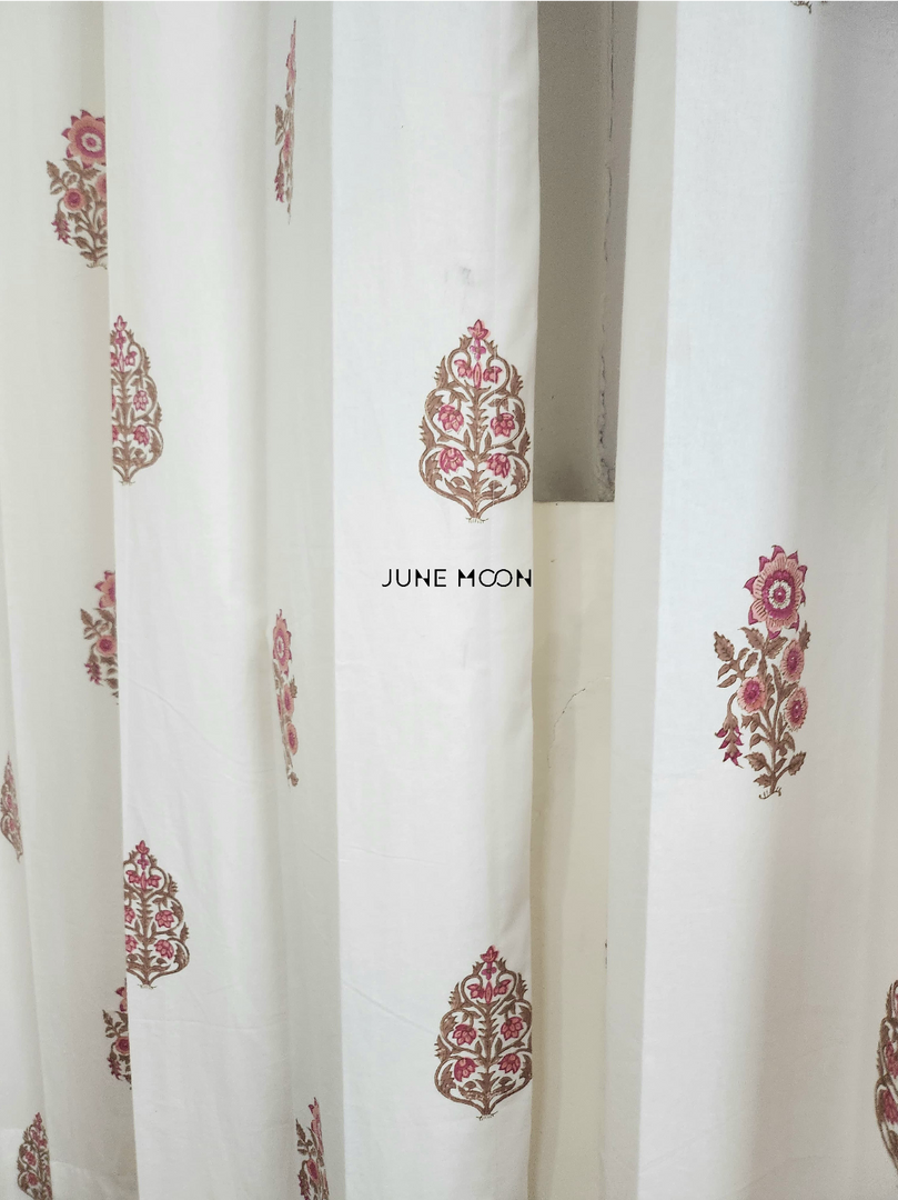 Gul Bano - Block Printed Curtains