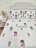 Load image into Gallery viewer, Veda - Block Printed Bedsheet Set
