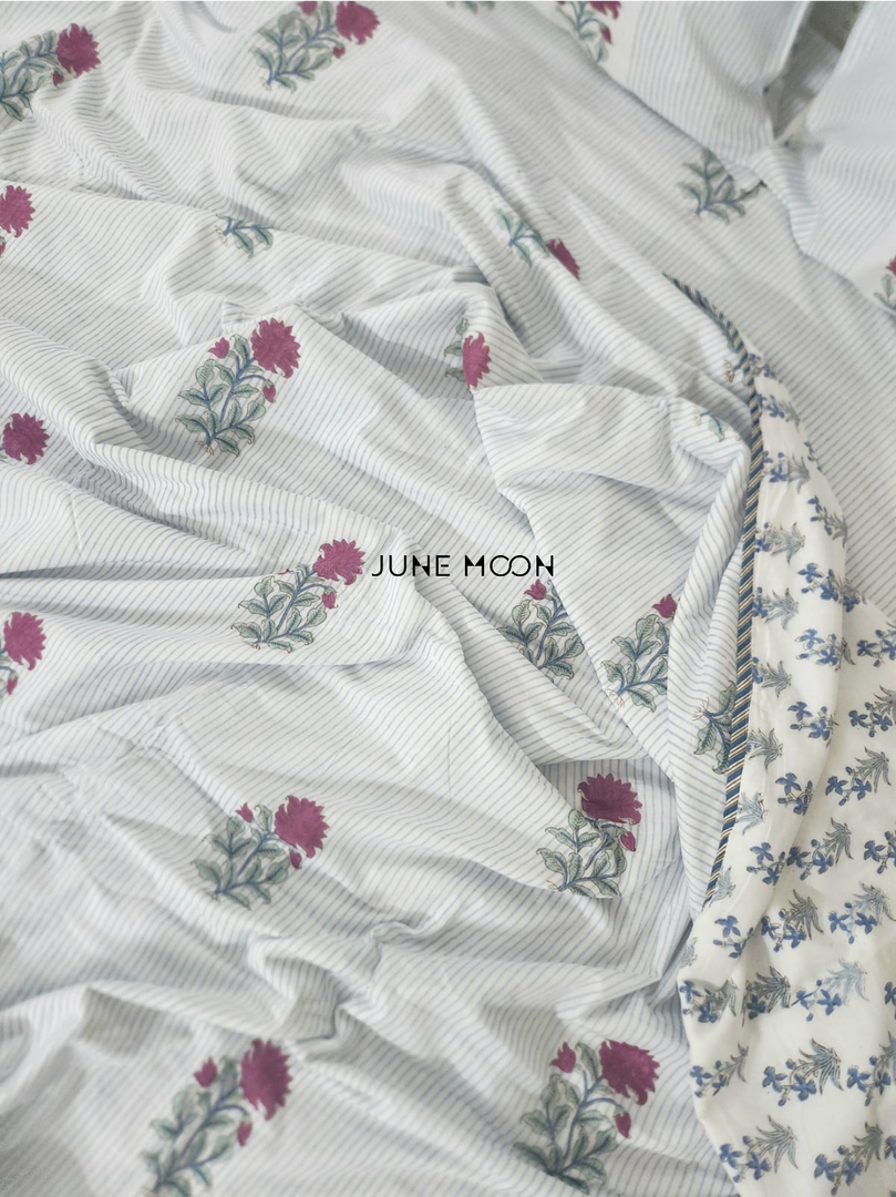 Piece of Moon - Block Printed Muslin Dohar