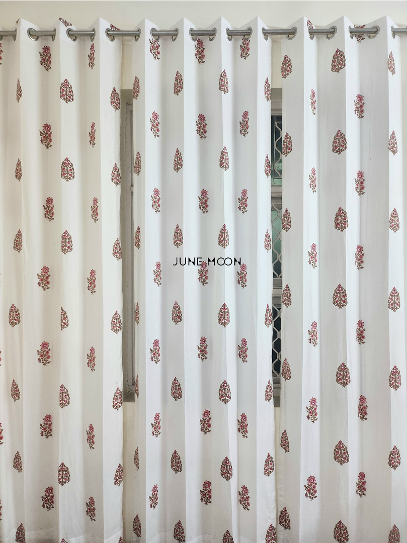 Gul Bano - Block Printed Curtains