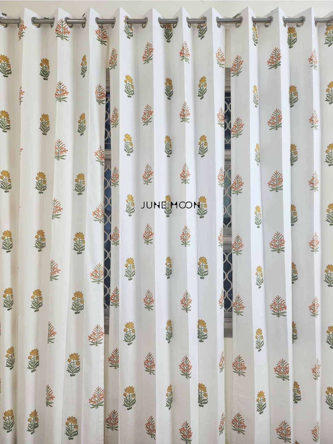Gold Dust - Block Printed Curtains