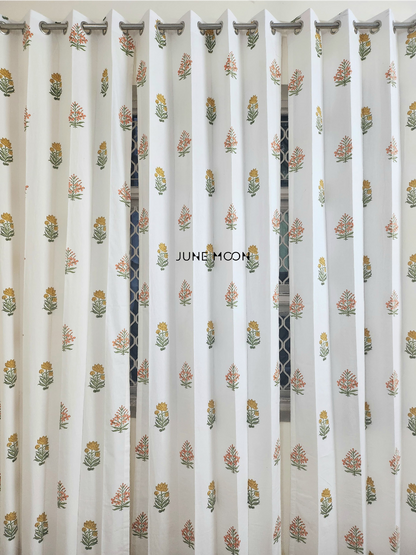 Gold Dust - Block Printed Curtains
