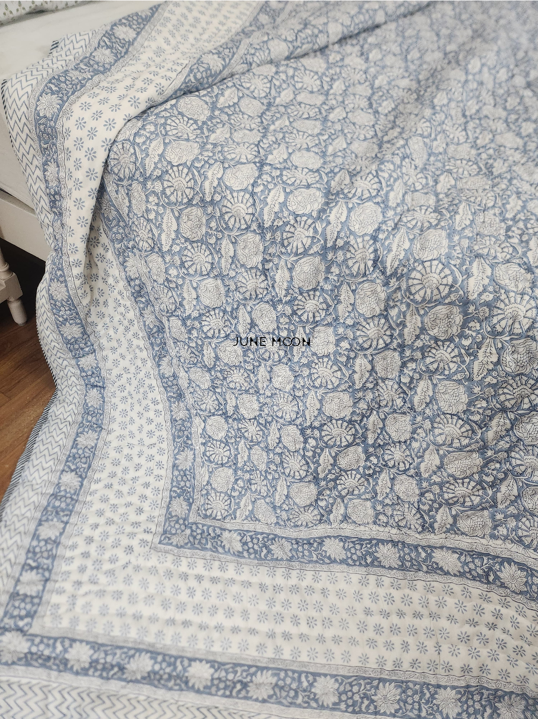 Chaandni - Block Printed Muslin Quilt