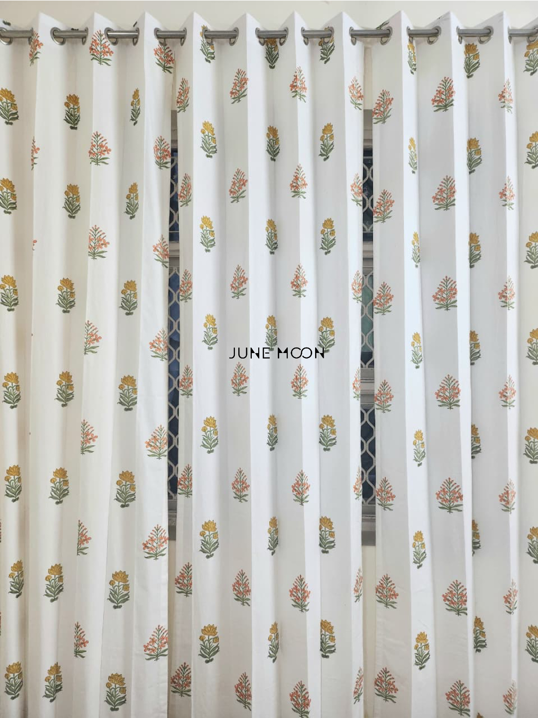 Gold Dust - Block Printed Curtains