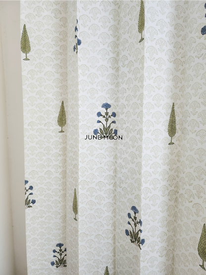 Chandni Bagh - Block Printed Curtains