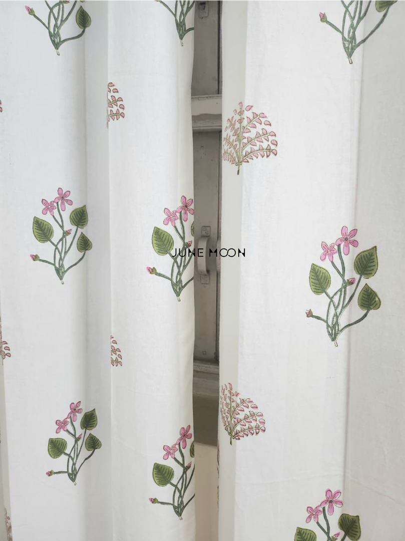 Mrs. Grace - Block Printed Curtains
