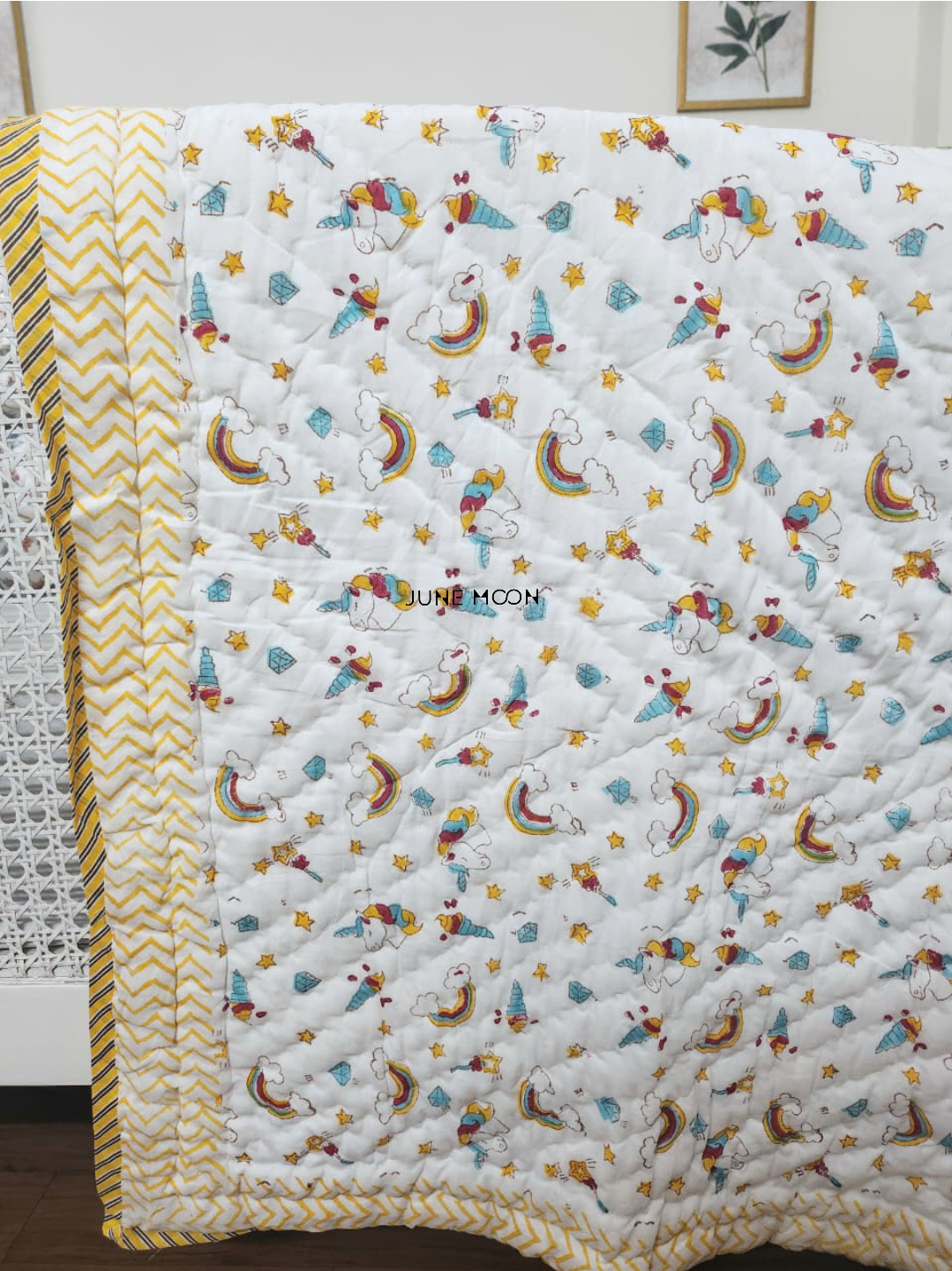 Rainbow World - Baby Quilt