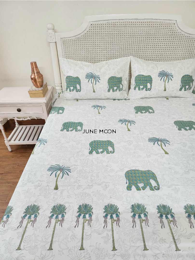 Uphaar - Block Printed Bedsheet Set (Thick Cotton)